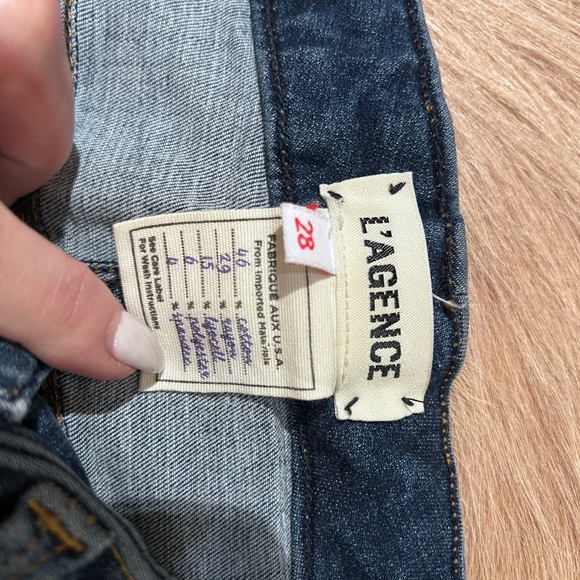 L’Agence Margot Skinny Crop Jeans -28 - Picture 2 of 4